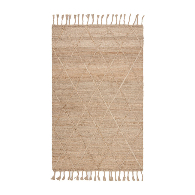 Natural Fiber Drew Rug, Beige - Rugs - 1