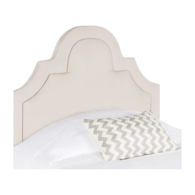 Kerstin Arched Headboard, Taupe - Beds - 1
