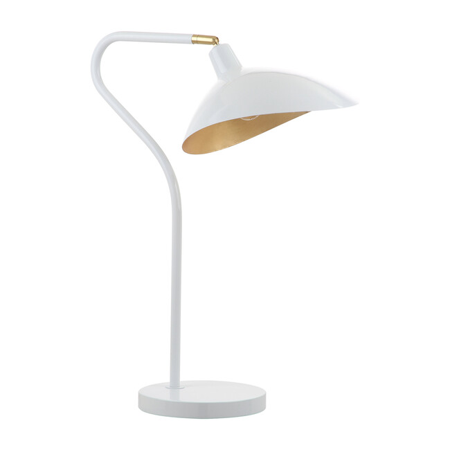Giselle Adjustable Table Lamp, White