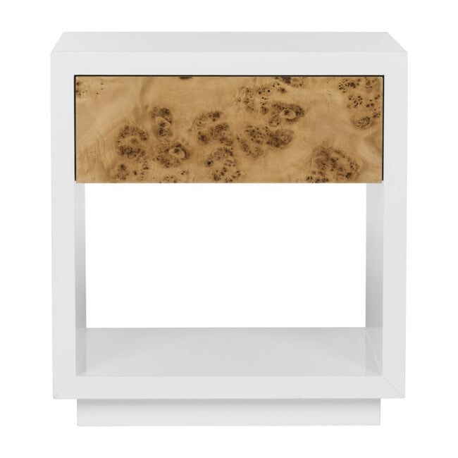 Aldo Lacquer Side Table, White