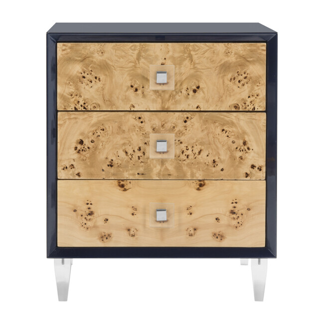 Paolo Burlwood End Table, Natural