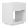 Aldo Lacquer Side Table, White - Nightstands - 3