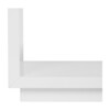 Aldo Lacquer Side Table, White - Nightstands - 5