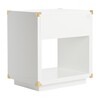 Lella Lacquer Side Table, White - Nightstands - 3