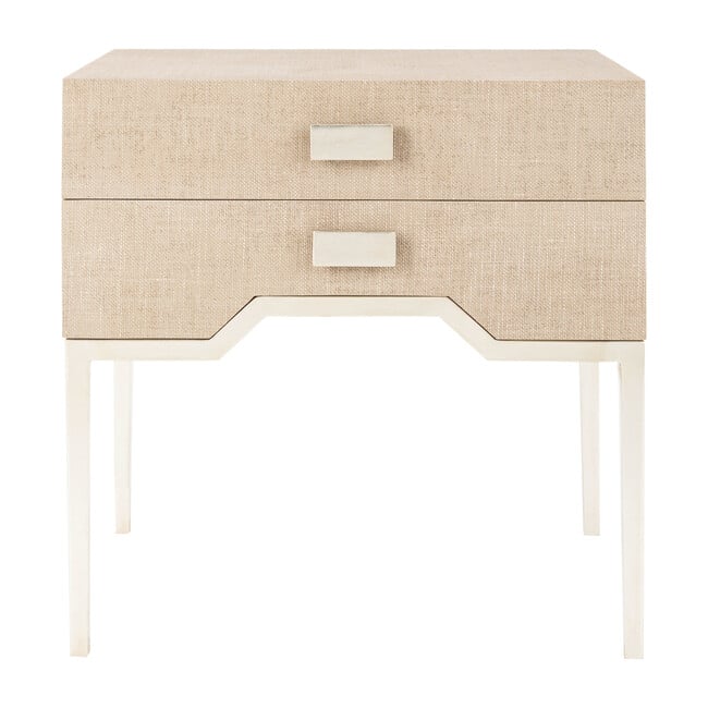 Micah 2-Drawer Nightstand, Beige