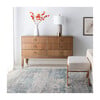 Lorna 6 Drawer Contemporary Dresser, Rustic Oak - Dressers - 2