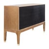 Lorna 6 Drawer Contemporary Dresser, Rustic Oak - Dressers - 7