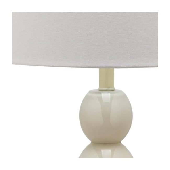 Set of 2 Jayne Three-Sphere Glass Lamps, Grey