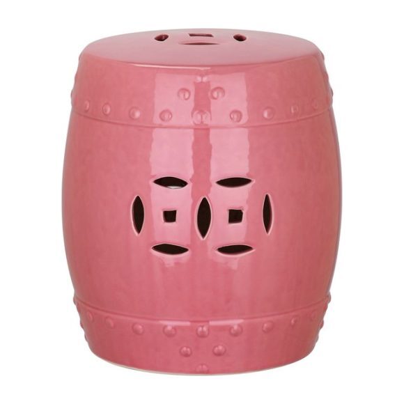 Mini Ming Kids Garden Stool, Pink - Kids Seating - 1