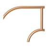 Paloma Metal Retro Headboard, Gold - Beds - 3