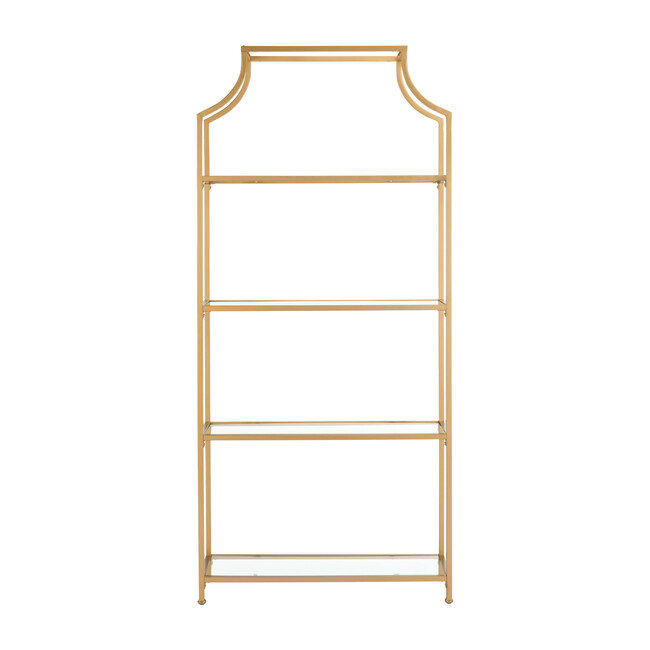 Slater 4-Tier Etagere, Gold