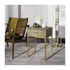 Mori Shagreen Side Table, Tan - Accent Tables - 2
