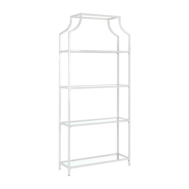 Slater 4-Tier Etagere, White