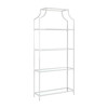 Slater 4-Tier Etagere, White - Bookcases - 2