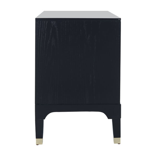 Lorna 3-Drawer Nightstand, Navy - Nightstands - 3