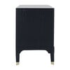 Lorna 3-Drawer Nightstand, Navy - Nightstands - 3