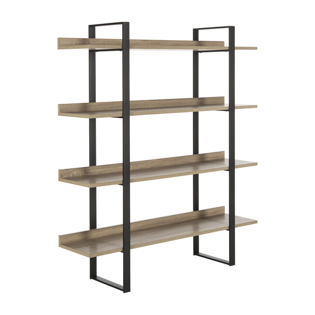 Melissa Retro Mid-Century 4-Tier Etagere, Black