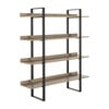 Melissa Retro Mid-Century 4-Tier Etagere, Black - Bookcases - 2