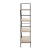 Raylan Retro Mid-Century 4-Tier Etagere, Black - Bookcases - 3