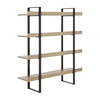 Melissa Retro Mid-Century 4-Tier Etagere, Black - Bookcases - 4
