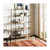 Cecilia Retro Mid-Century 5-Tier Wood Etagere, Black - Bookcases - 6