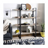 Melissa Retro Mid-Century 4-Tier Etagere, Black - Bookcases - 6