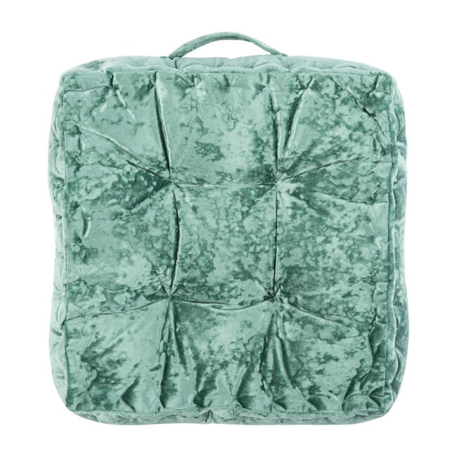Peony Floor Pillow, Green