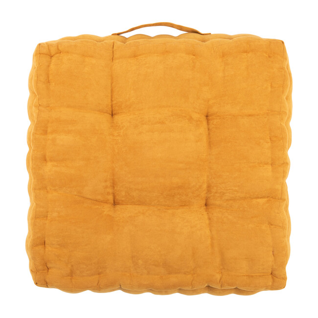Gardenia Floor Pillow, Mustard