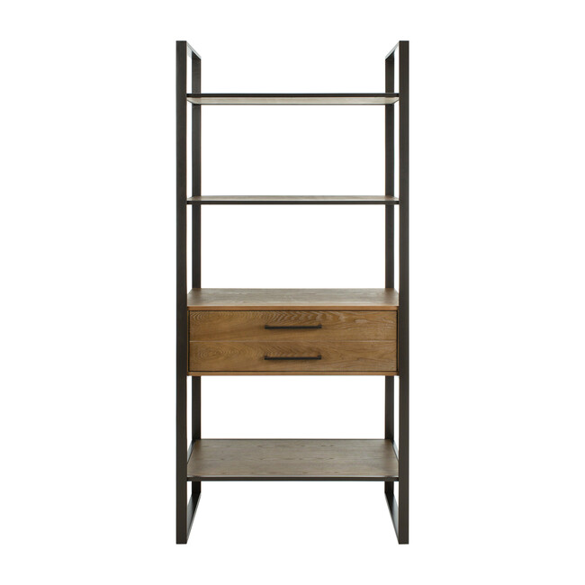 Skylar 4 Tier 1 Drawer Etagere, Gunmetal