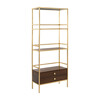Mateo 4-Tier Storage Etagere, Gold - Bookcases - 2