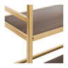 Mateo 4-Tier Storage Etagere, Gold - Bookcases - 6