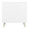 Genevieve 3 Drawer Dresser, White/Walnut - Dressers - 3