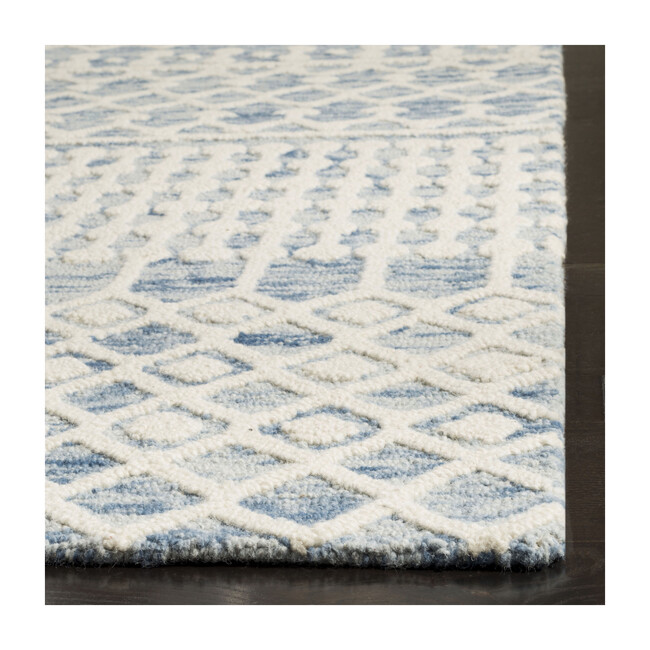 Blossom Bryce Rug, Blue/Ivory - Rugs - 3