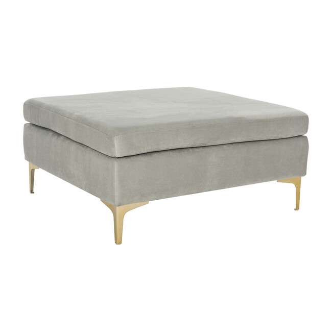 Giovanna Square Bench, Grey