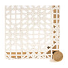 Bandelier Leather Weave Bench, Cream - Accent Seating - 5
