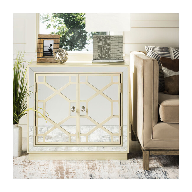 Juniper 2-Door Chest, Antique Beige - Dressers - 5