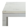Bethany Square End Table, White/Gold - Accent Tables - 3