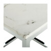 Bethany Square End Table, White/Gold - Accent Tables - 4