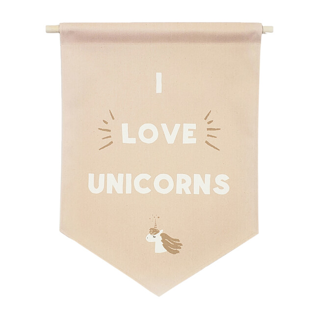 I Love Unicorns Banner