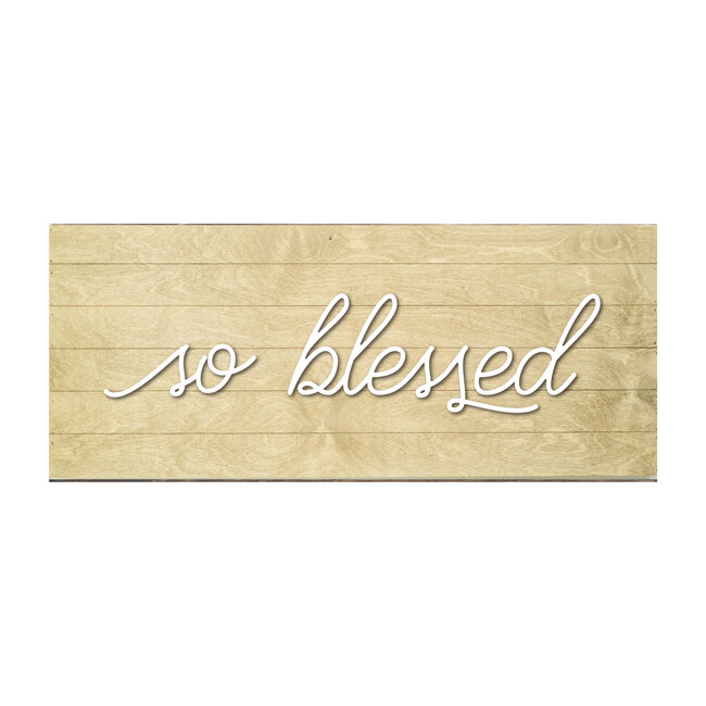 So Blessed Handmade Board, Driftwood