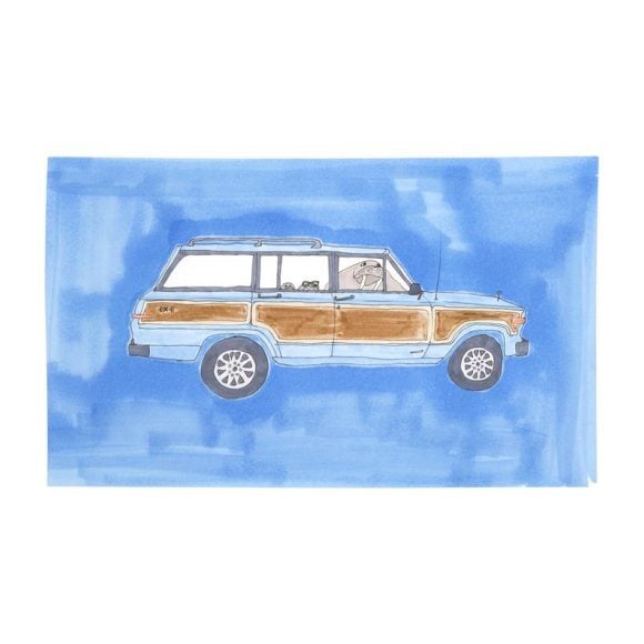 Walrus Wagoneer, 8" x 14"