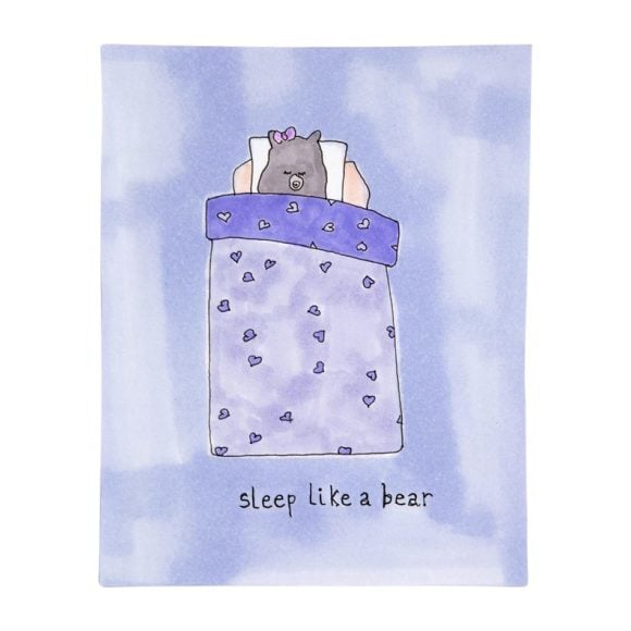 Sleep Like a Bear (Girl), 8" x 10"
