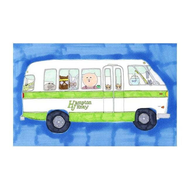 Beach Bus, 8" x 14"