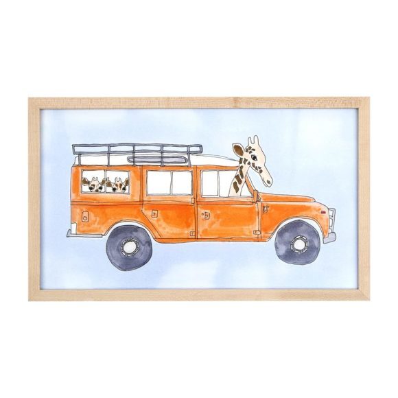 Land Rover Giraffe, 8" x 14"