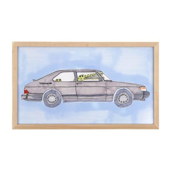Alligator Saab, 8" x 14"