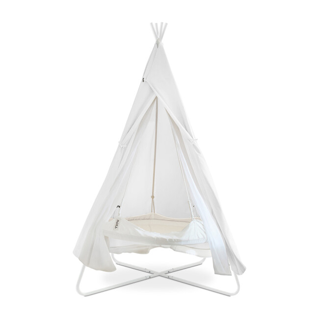 Kids TiiPii Bed Playtime Cover for Bambino TiiPii Stand, White