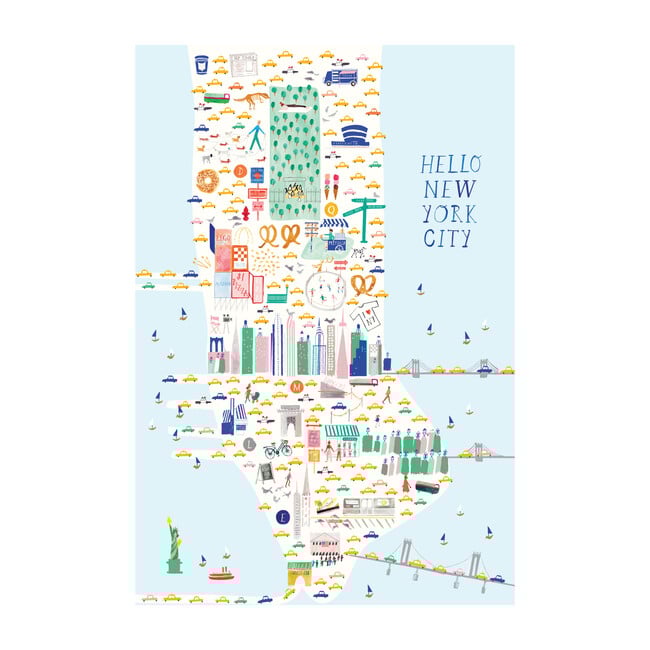 New York City Art Print - Art - 1