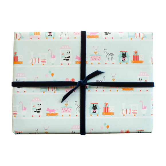 Choo Choo Train Gift Wrap