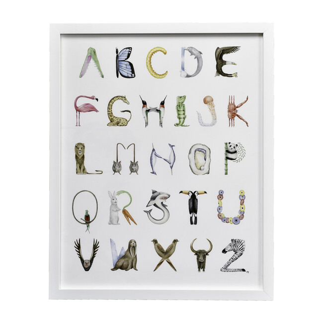 Animal Alphabet, 16" x 20" - Art - 1