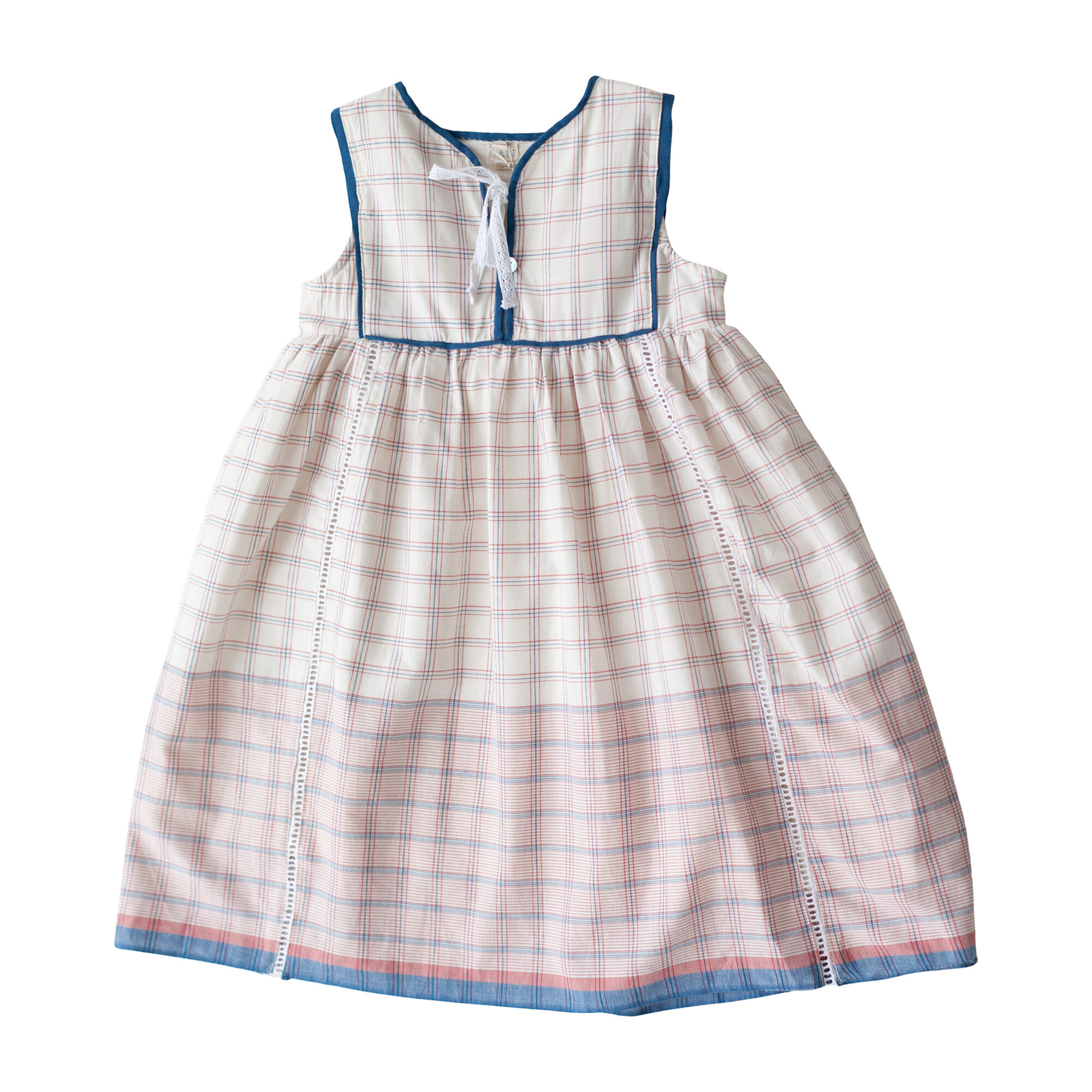 White Chex Midi Dress